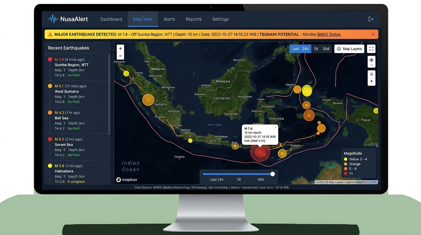 NusaAlert - Earthquake Monitoring Application